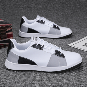 Chaussures basses en cuir PU pour hommes, personnalisables avec logo, pour la marche et le skateboard, petites commandes - Product Image 2