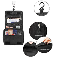 Portable voyage pliable suspendu cosmétique organisateur maquillage stockage sac fourre-tout couleur femmes trousse de toilette pour les filles