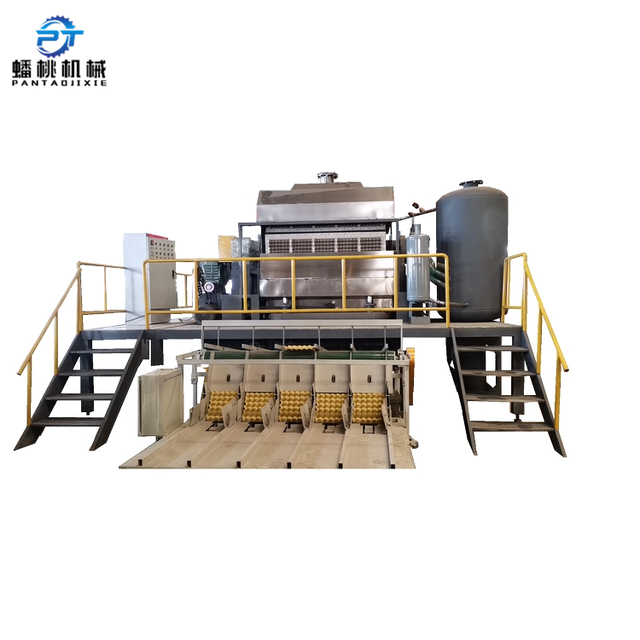 Most Favorable PLC Controlled Gearbox Egg Trays Machine Waste Pulp Processing Line Egg Tray Machine