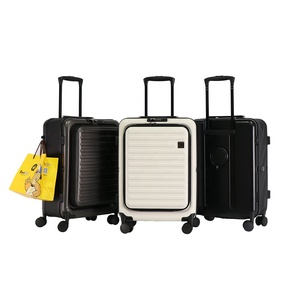 Phía Trước Mở Xe Đẩy Trường Hợp Đóng Mở Du Lịch Vali Gấp Hành Lý Máy Tính Xách Tay Khoang Giữ Cốc Cấu Trúc Thiết Kế Bằng Sáng Chế - Product Image 1