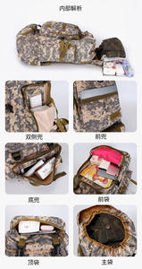Custom Logo Large Camel Back Mountain <b>Bag</b> Smell Proof Camouflage Tactical Backpack - Product Image 4