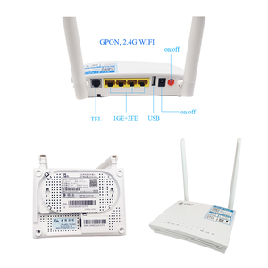 USADO GM220S FTTH <span class=keywords><strong>MODEM</strong></span> ONU ONT 1GE + 3FE 1 PORT EPON GOPN XPON 2,4G <span class=keywords><strong>WIFI</strong></span> ONU ONT <span class=keywords><strong>Router</strong></span> para HOME <span class=keywords><strong>WIFI</strong></span> - Product Image 1