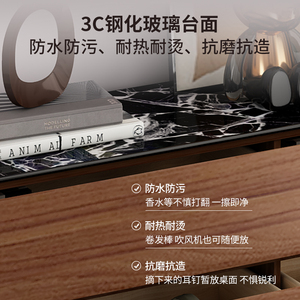 Cómoda de Madera Extensible Estilo Rústico de Gran Capacidad, Mueble de Almacenamiento Moderno de Alta Gama para Sala de Estar - Product Image 5