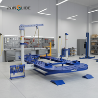 Machine de réparation de châssis de voiture par mesure laser 3D SLD avec certification CE, longueur de table de travail de 5600 mm, réglage de la hauteur du banc