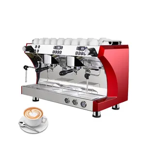 Espresso de venta automática manual con molinillo tostador máquina de café comercial