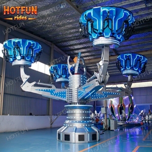 Atracción Portátil de 24 Asientos con Rotación Extrema, Energy Storm Thrill Ride, Remolque para Parque de Atracciones, Equipo para Carnaval al Aire Libre - Product Image 4