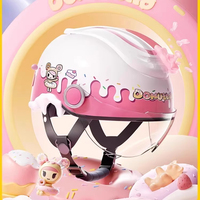 BIBEE Tokidoki Kids E-Scooter Casco Cara abierta Anti-UV Seguridad Ajustable CE Certificado Unisex
