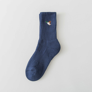 Custom Striped Winter Cute Fashion Trend Thickened Warm Mid-Calf <strong>Wool</strong>/Nylon Knitted Daily <strong>Socks</strong> - Product Image 5