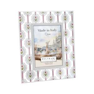 Beltrami Photo <b>Frame</b> <b>4x6</b> Silver Plated Made In Italy Roma Design - Product Image 1