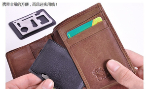 Outils <span class=keywords><strong>de</strong></span> poche en acier inoxydable noir chasse survie Camping <span class=keywords><strong>couteau</strong></span> à <span class=keywords><strong>carte</strong></span> <span class=keywords><strong>de</strong></span> crédit - Product Image 4