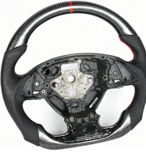 Volante Mejorado para <span class=keywords><strong>Ford</strong></span> Raptor F-150, con Fibra de Carbono Premium y Cuero Perforado, Gran Venta - Product Image 3