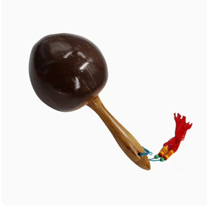 Instrumentos de Percusión Orff al por Mayor, Maracas de Madera, Martillo de Arena de Coco, para KTV, Música Infantil para Guarderías - Product Image 1
