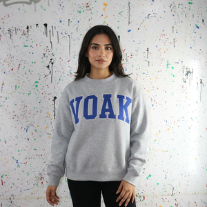 เสื้อฮู้ดผู้ชาย VOAK สีเทาขี้เถ้า สำหรับฤดูหนาว ผ้าฝ้าย 100% แห้งเร็ว ระบายอากาศได้ดี คอเสื้อกว้าง ด้ายละเอียด - Product Image 1