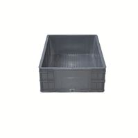 Récipient à plateau multi-usages Euro Logistics 600x400mm Boîte de retournement en plastique utilisée dans les caisses en plastique des usines de volaille et de viande