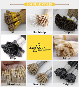 Горячая новинка: роскошные прямые светлые накладные волосы из натурального бразильского редми-волоса с нано-капсулами и кератиновым креплением, 12-30 дюймов, 100 г - Product Image 5