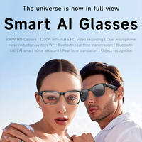 Gafas Inteligentes Inalámbricas con Diálogo por IA y Traducción en Tiempo Real, Múltiples Opciones de Lentes, Prevención de Luz Azul y Pantalla