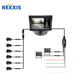 Thay đổi khoảng cách Hệ thống hỗ trợ đỗ xe 8 cảm biến thông minh với các tính năng thay đổi màu sắc hiển thị ngược lại ống kính kép - Product Image 6