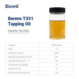 Barens T331 Tapping Oil Heavy Duty for Stainless Steel Titanium Alloy <strong>Threading</strong> <strong>Fluid</strong> - Product Image 2