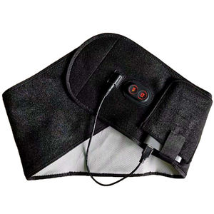 Barato cuerpo cuidado de la salud masaje vientre grasa pérdida de peso belleza vientre vibración masaje cinturón negro fibra de carbono cintura masajeador 5V - Product Image 2