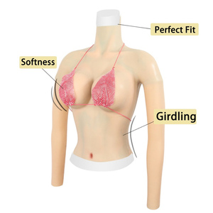 Bonnet G Manches Longues Forme de Poitrine Rempli de Silicone Artificiel Gros Seins pour Transgenre Crossdresser Drag Queen - Product Image 2