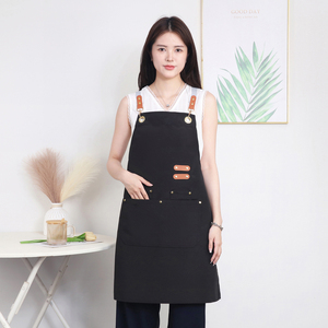 <span class=keywords><strong>Delantal</strong></span> <span class=keywords><strong>de</strong></span> <span class=keywords><strong>cocina</strong></span> sin mangas con cinturón y tirantes cruzados para hombre y mujer, ideal para barbacoa, restaurante y limpieza - Venta al por mayor - Product Image 1