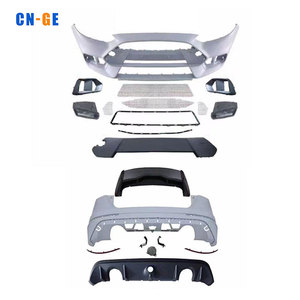 Phụ kiện cản xe, cánh gió đuôi xe cho <span class=keywords><strong>Ford</strong></span> <span class=keywords><strong>Focus</strong></span> ST 2012-2018 nâng cấp kiểu dáng RS, chất liệu nhựa PP, cản trước cản sau - Product Image 3