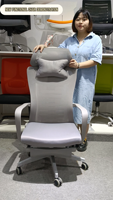 Vente chaude chaise en maille 2023 tissu chaise de bureau à dossier haut tissu chaise de loisirs pour salon et bureau