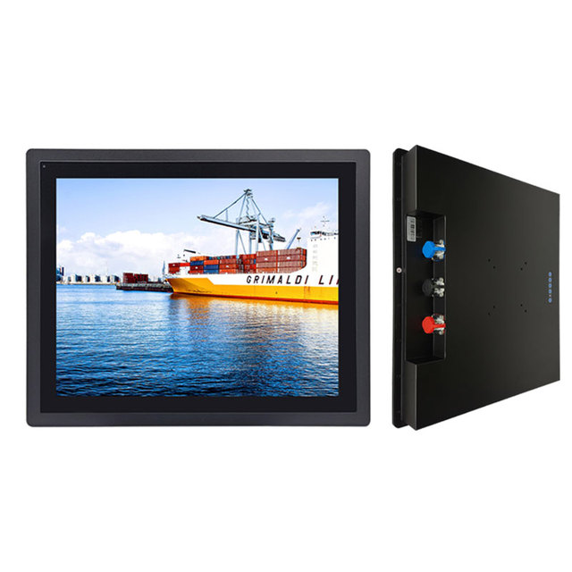 19 Inch Full IP65 IP67 Waterproof Industrial Monitor With Touch Screen for Marine/Boat