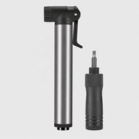 Pompe à air manuelle portable en aluminium pour vélo, outil professionnel de démontage de pneus de vélo de montagne, mini pompe étanche pour cyclisme