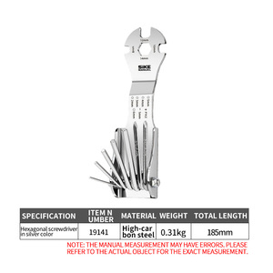 Herramienta Multiusos Plegable Portátil Tuosen, Juego <span class=keywords><strong>de</strong></span> Destornilladores y Llaves Hexagonales 14 en 1, Kit <span class=keywords><strong>de</strong></span> Reparación <span class=keywords><strong>de</strong></span> Bricolaje <span class=keywords><strong>de</strong></span> Acero Inoxidable - Product Image 3