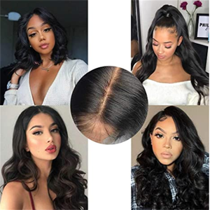 Precios al por mayor <span class=keywords><strong>en</strong></span> 10A Grado 100% Pelucas de cabello humano con encaje frontal Pre-arrancado 13x4 y 13X6 HD Pelucas con encaje frontal suizo Cabello indio crudo - Product Image 3