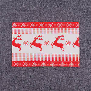 मीरा क्रिसमस Placemat क्रिसमस की सजावट हिमपात का एक खंड हिरन खाने की मेज घर की सजावट के लिए क्रिसमस तालिका जगह मैट महसूस किया - Product Image 4