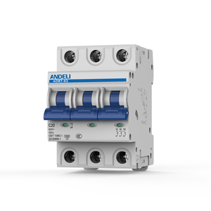 Миниатюрный выключатель ANDELI, ADB7-63-3P 3P, Din, с пластиковым и медным креплением, <span class=keywords><strong>Mini</strong></span> MCB с разрывной способностью 63a - Product Image 4