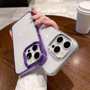 Marco de lente metálico aplicable para iPhone 16/15 Pro Max, funda protectora metálica con ranura poco profunda para iPhone 16 - Product Image 2