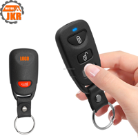 Télécommande sans fil au design moderne 433MHz 4CH Fonction de clonage de code porte-clés pour ouvre-porte de garage
