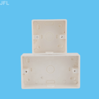 Boîtier de jonction 86 Type 2 en plastique ABS/PVC, coins carrés, couleur personnalisée, 35 mm, protection IP54, interrupteur de surface, prise inférieure