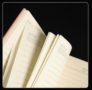 Xj164 Custom Pu Leather Planner Journal Black Notebook Soft Cover Printed Logo <b>A5</b> A6 B5 Diary <b>Note</b> <b>Book</b> - Product Image 4