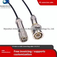 Cable BNC macho a L9 macho RF, Cable de alimentación de, comunicación DDF, transceptor óptico E1, accesorios de conector de Cable de 2M