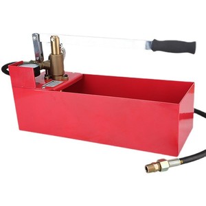 Bomba manual de prueba de presión Soli con cabezal de cobre y caja de hierro para pruebas de tuberías - Product Image 1