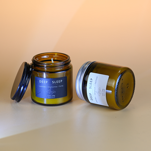 Candela Votiva Artigianale in Vetro Satinato con Cera di Soia Profumata, Grande e Moderna, per Natale, Halloween, Aromaterapia, Regalo - Product Image 2