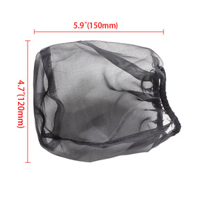 Filet à cheveux en maille noire pour modification de voiture, couverture en filet imperméable 15x12 cm - Product Image 3