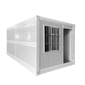 Contenedor Móvil Plegable de Panel Sándwich con Estructura de Acero, Diseño Moderno de Mediados de Siglo, Forma Cuadrada, para Uso como Oficina, Habitación Rápida LCL - Product Image 2