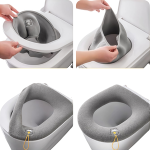 Copriwater Universale in Peluche All'Ingrosso, Morbido e Spesso, Riscaldato per Bagno, Uso Domestico e Commerciale, Fornitura all'Ingrosso - Product Image 6