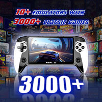 Console de jeu portable rétro HD JSGAMING X9 5,5 pouces, lecteur de jeux portable, console de jeu vidéo portable avec musique et livre électronique