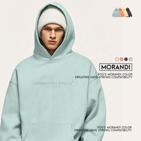 INFLATION Caoutchouc Impression 350G Polaire Streetwear À Capuche Unisexe Personnalisé Heavyweight Hoodie