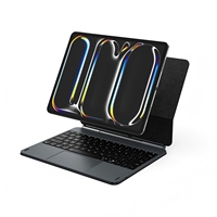 Étui Clavier Magique Personnalisé OEM ODM pour iPad Pro 11 M4 M5, Logo et Disposition Personnalisés, Couleur, Housse de Tablette Professionnelle, Connecteur Direct MK033