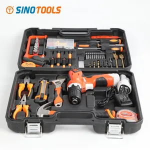 Electrical tool kit for home box 117pcs lithium electric tool set professional car tools set