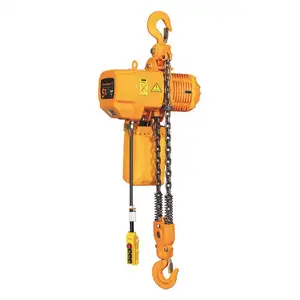 Grua Chain elétrica 1 Ton Baixo Preço Guindaste Grua 5 Ton Electr Endless Chain Hoist Com Gancho