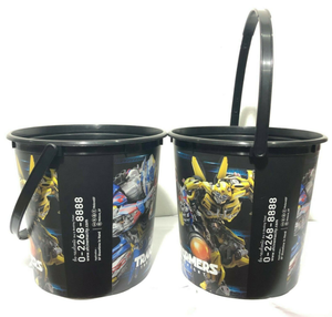 Tazón de palomitas de maíz Contenedor de plástico Cubo de cine 2.5l Embalaje de plástico Cubo de palomitas de maíz personalizado - Product Image 6