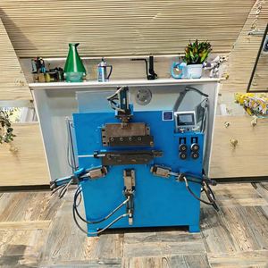 Machine automatique de cintrage d'anneaux en acier inoxydable avec PLC et moteur de pompe, composants essentiels pour la production de crochets et de boucles de fil - Product Image 4